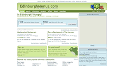 Desktop Screenshot of dev.edinburghmenus.com